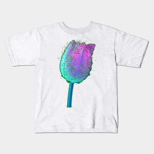 Tulip bleu Kids T-Shirt